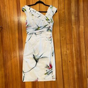 Karen Millen NWT Floral Midi Dress Size 6